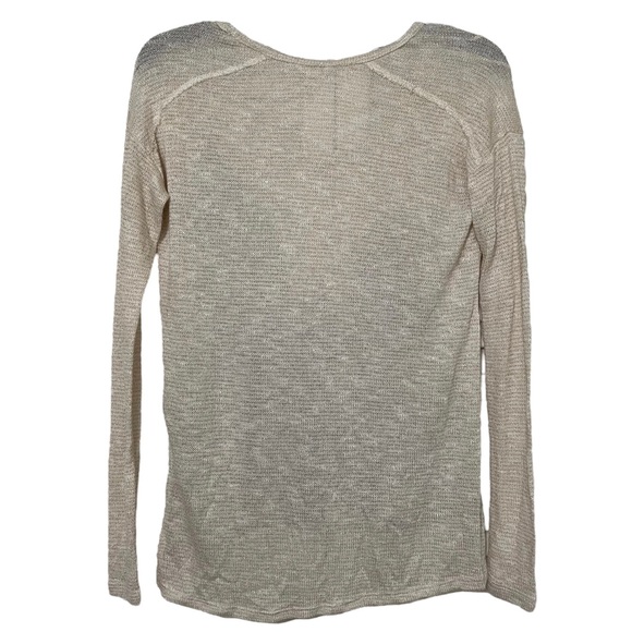 Bethany Mota Holiday Tree Knit Top Cream Long sleeves Size XS - Picture 3 of 16